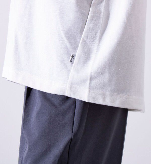 GLOSTER「【NANGA&times;GLOSTER】別注 ボックスロゴ バックプリント ラグランTシャツ」|Tシャツ・カットソー|