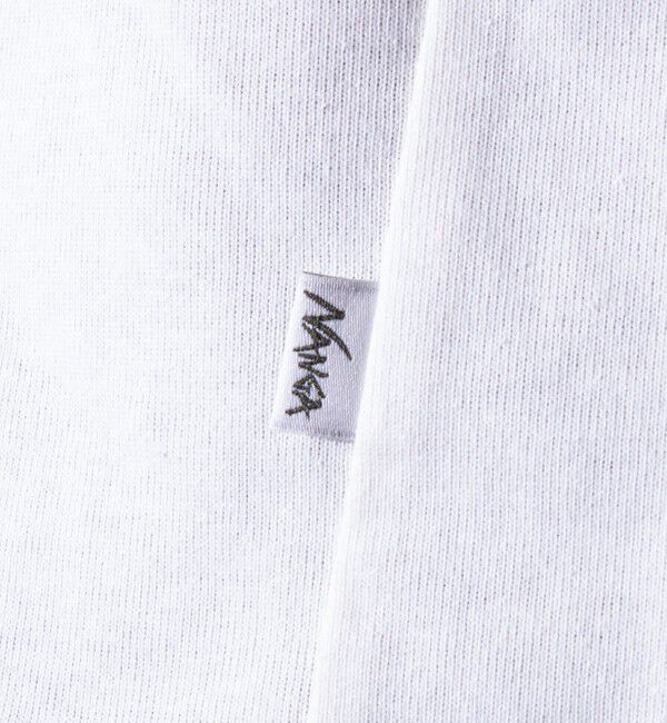 GLOSTER「【NANGA&times;GLOSTER】別注 ボックスロゴ バックプリント ラグランTシャツ」|Tシャツ・カットソー|