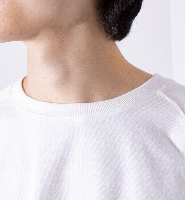 GLOSTER「【NANGA&times;GLOSTER】別注 ボックスロゴ バックプリント ラグランTシャツ」|Tシャツ・カットソー|