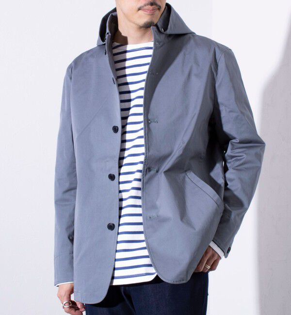 GLOSTER「【GLOSTER/グロスター】スタンドフードブルゾン 春アウター 春ブルゾン」|ブルゾン・スタジャン|