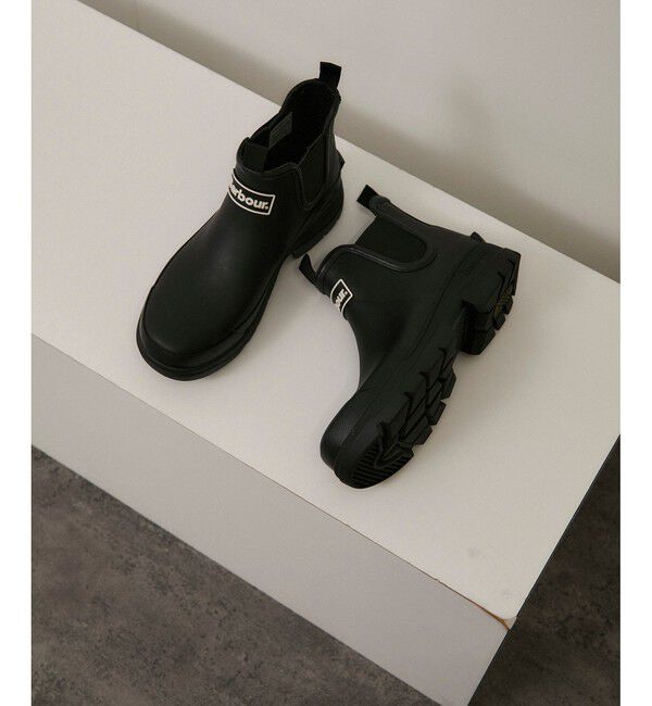 SALON adam et rope'「【Barbour（バブアー）】 nimbus chelsea welly / チェルシーブーツ」|レインシューズ|ブラック(01)