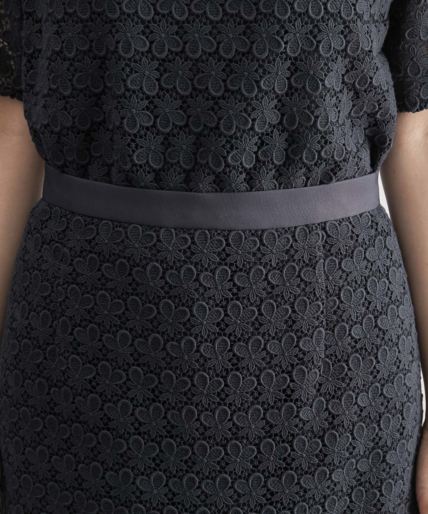 ROPE「コットンケミカルレースタイトスカート/セットアップ可能」|スカート|