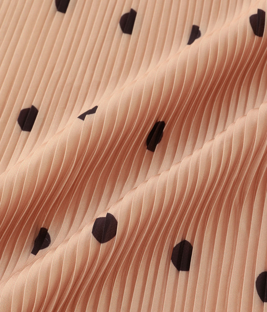 ROPE PICNIC PASSAGE「ドットプリーツスカーフ」|バンダナ・スカーフ|