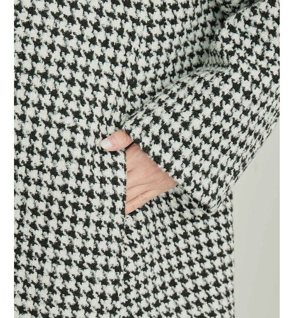 Rope&rsquo;Picnic「【WEB限定カラー:チェック】ハウンドトゥースツイードミディ丈Aラインコート」|その他|