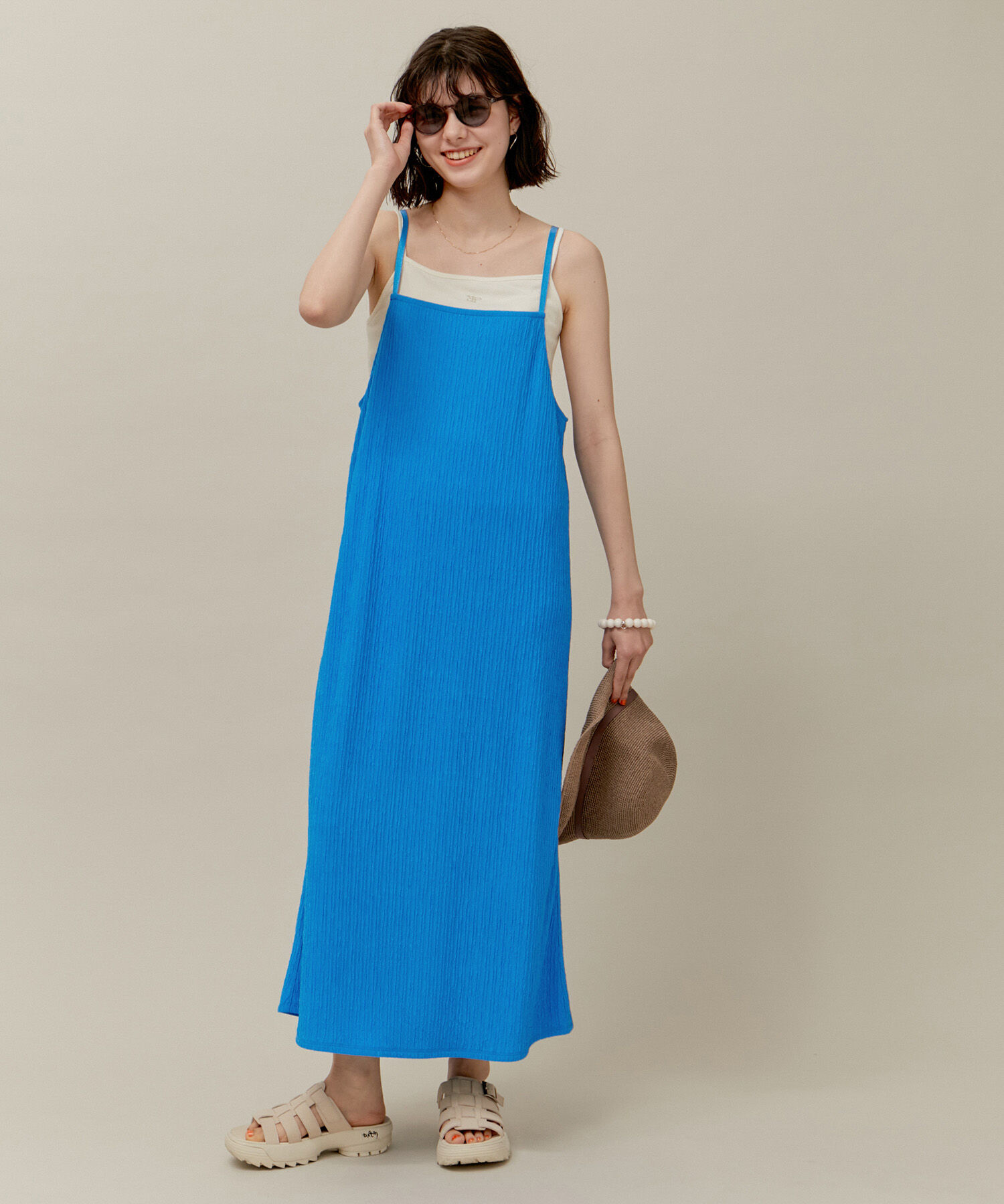 ROPE' PICNIC R「カットジャガードキャミワンピース」|ワンピース|