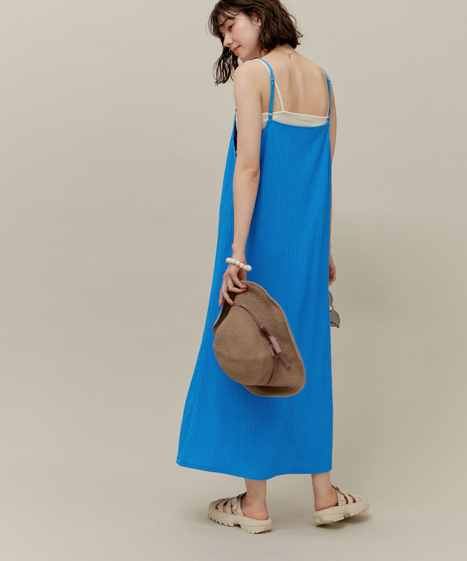 ROPE' PICNIC R「カットジャガードキャミワンピース」|ワンピース|