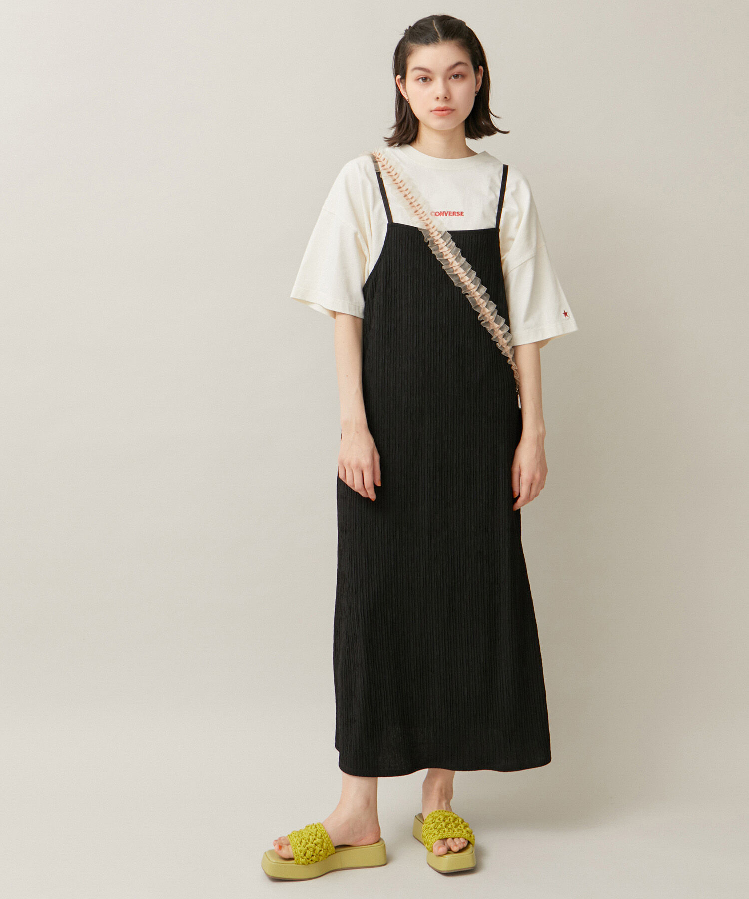 ROPE' PICNIC R「カットジャガードキャミワンピース」|ワンピース|