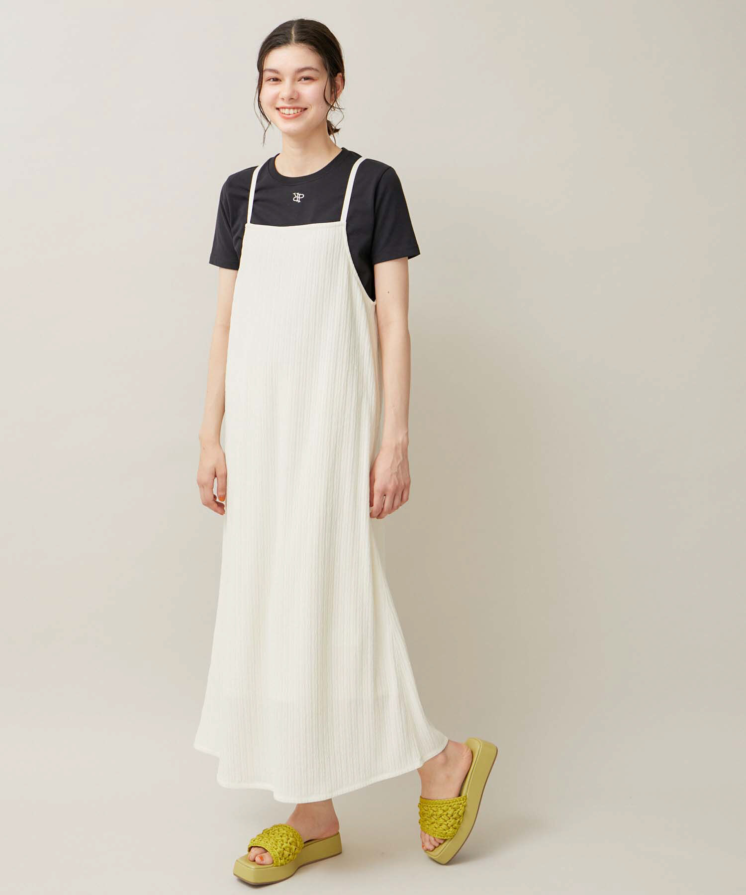 ROPE' PICNIC R「カットジャガードキャミワンピース」|ワンピース|