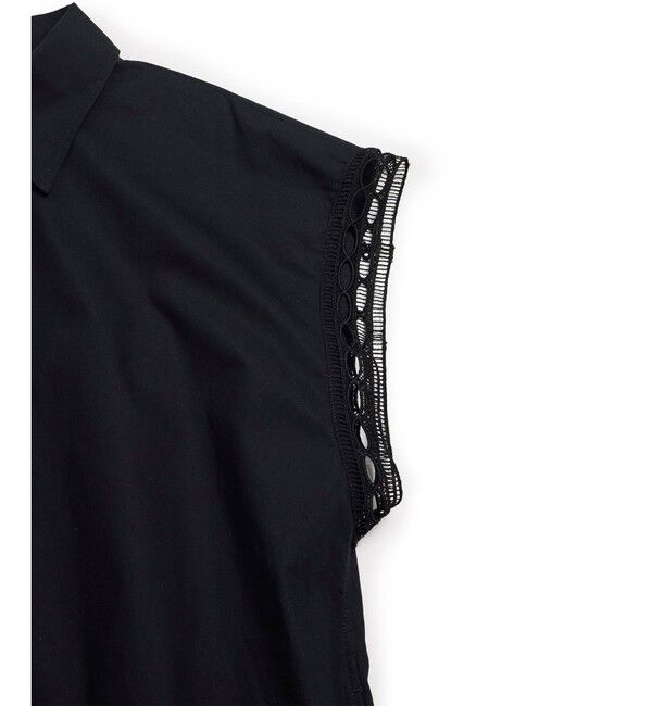 ADAM ET ROPE'「レースシャツロンパース」|オールインワン|