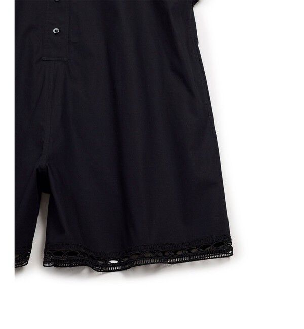 ADAM ET ROPE'「レースシャツロンパース」|オールインワン|