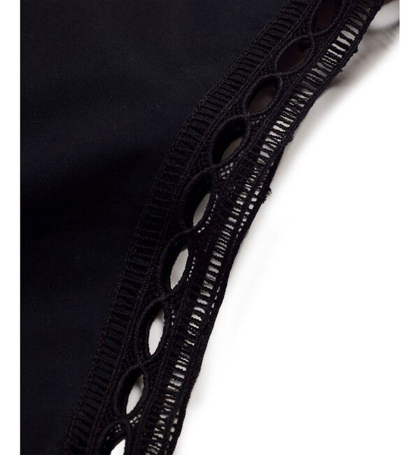 ADAM ET ROPE'「レースシャツロンパース」|オールインワン|