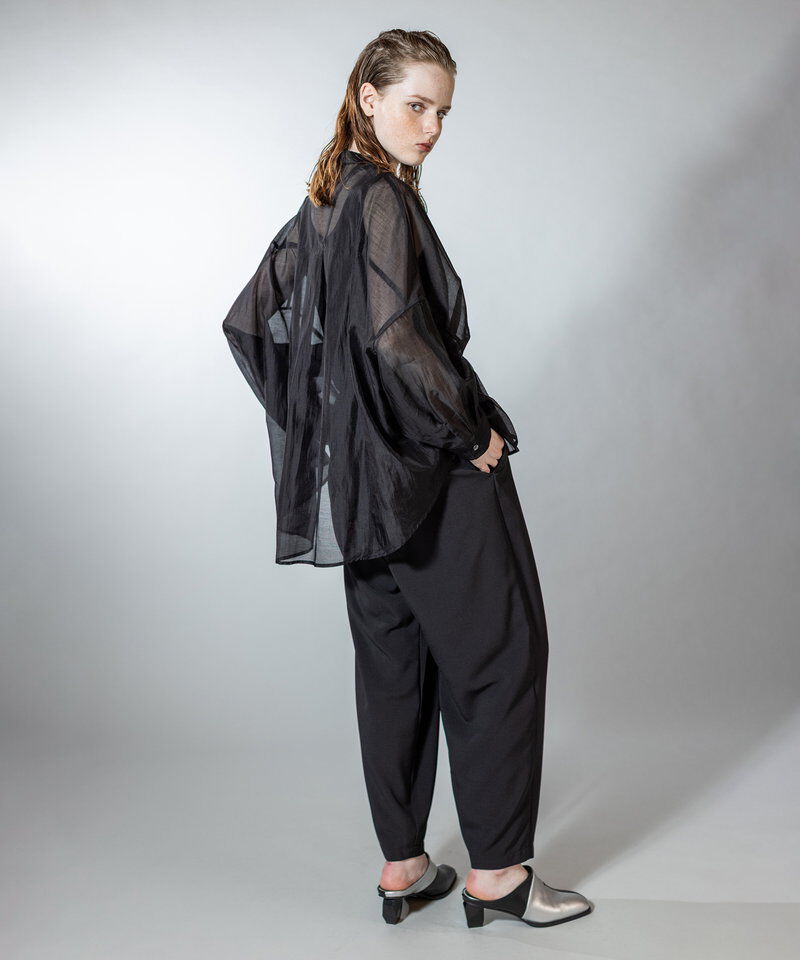  「イレギュラーヘムタックシアーシャツ」|シャツ・ブラウス|