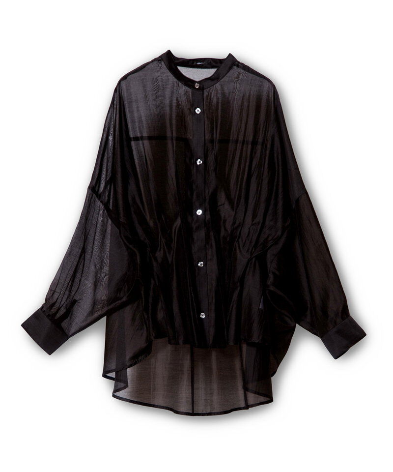  「イレギュラーヘムタックシアーシャツ」|シャツ・ブラウス|