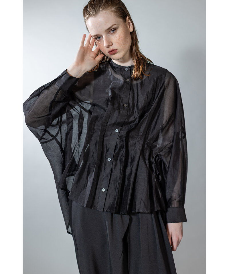  「イレギュラーヘムタックシアーシャツ」|シャツ・ブラウス|