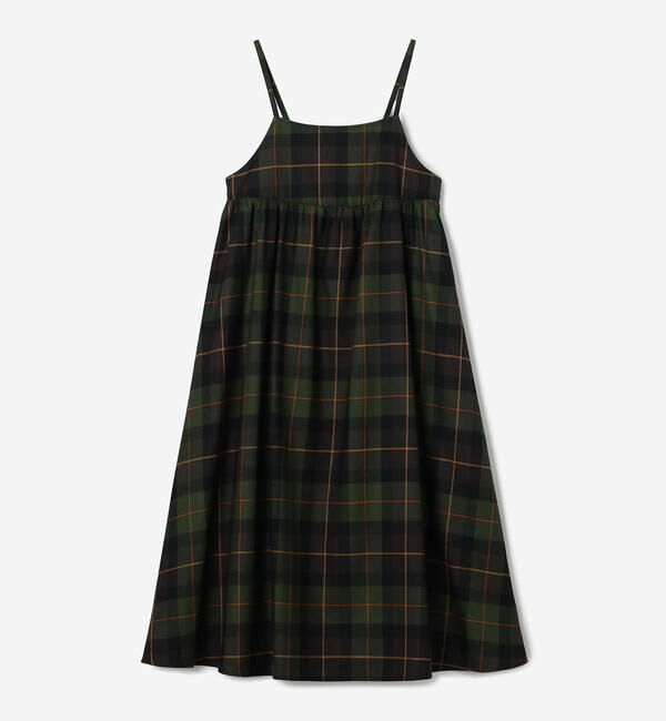 ONEIL OF DUBLIN「O'NEIL OF DUBLIN | ウーステッドウール キャミソールワンピース WOMEN」|ワンピース|GREEN系1