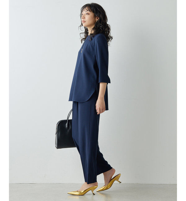  「バックサテンイージーパンツ」|チノ|