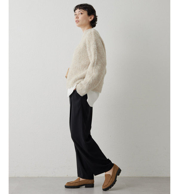  「バックサテンイージーパンツ」|チノ|