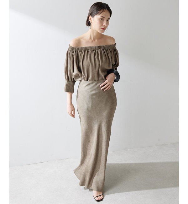  「ツイル顔料染めブラウス」|シャツ・ブラウス|