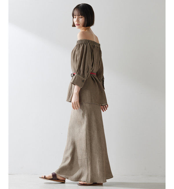  「ツイル顔料染めブラウス」|シャツ・ブラウス|