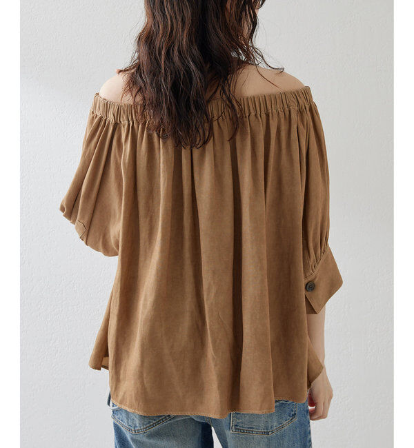  「ツイル顔料染めブラウス」|シャツ・ブラウス|