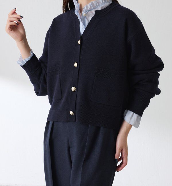 スキッパースウェットライクカーディガン｜ルミネのファッション通販