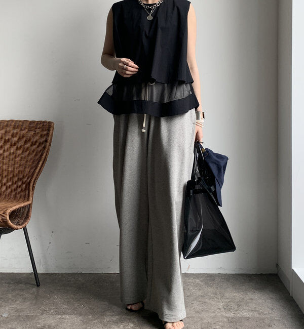  「【WEB限定】 切替タンクブラウス」|シャツ・ブラウス|