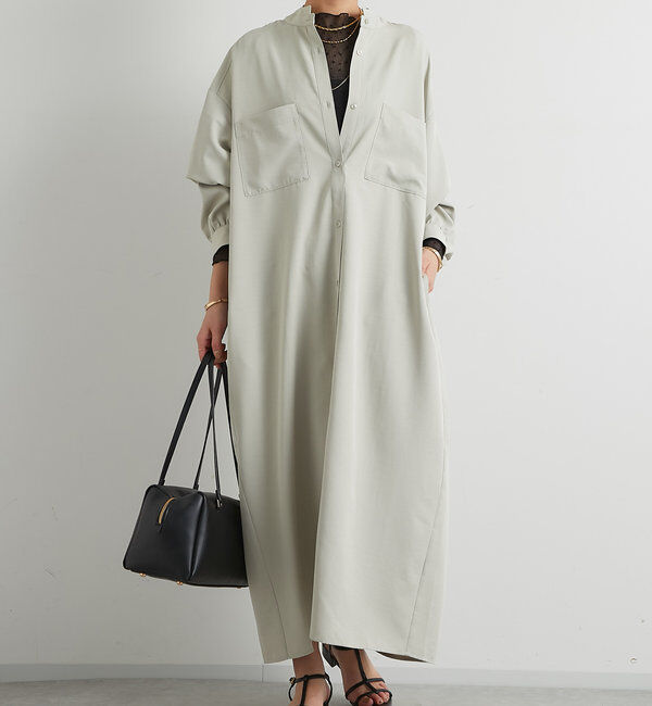  「ビンテージサテンシャツワンピース」|その他|