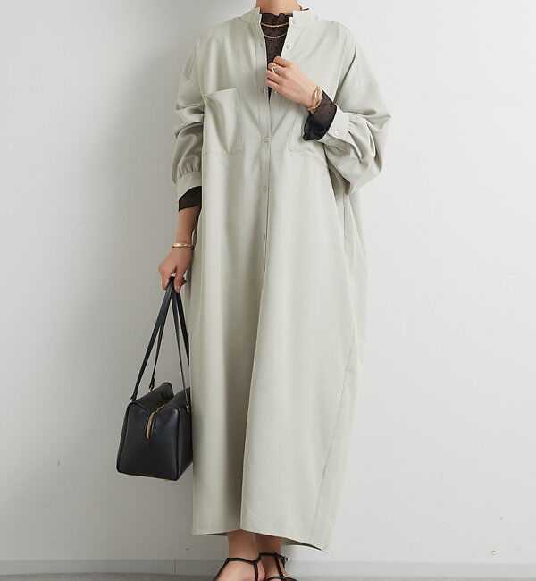  「ビンテージサテンシャツワンピース」|その他|