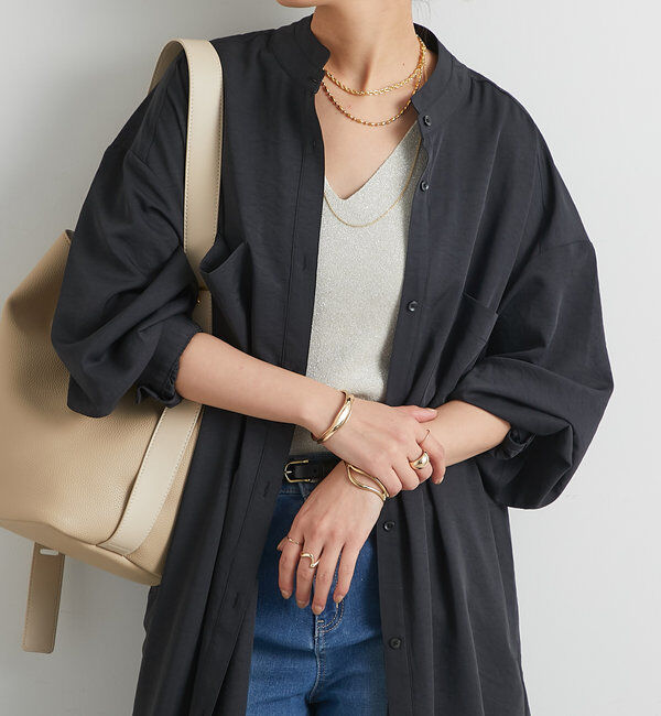  「ビンテージサテンシャツワンピース」|その他|