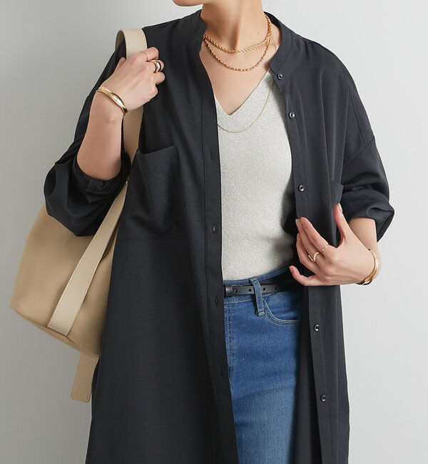  「ビンテージサテンシャツワンピース」|その他|