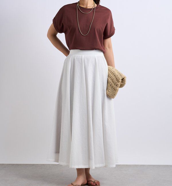  「《吸水速乾・UVカット・夏に快適》汗染み防止ターンバックT」|Tシャツ・カットソー|