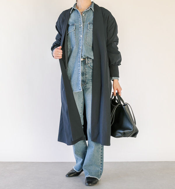  「【MONN.:. (モン)】フレアデニム」|デニム|