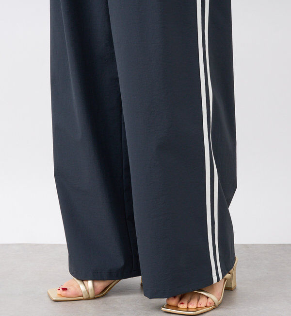  「【撥水/ウォッシャブル】イージートラックパンツ」|チノ|