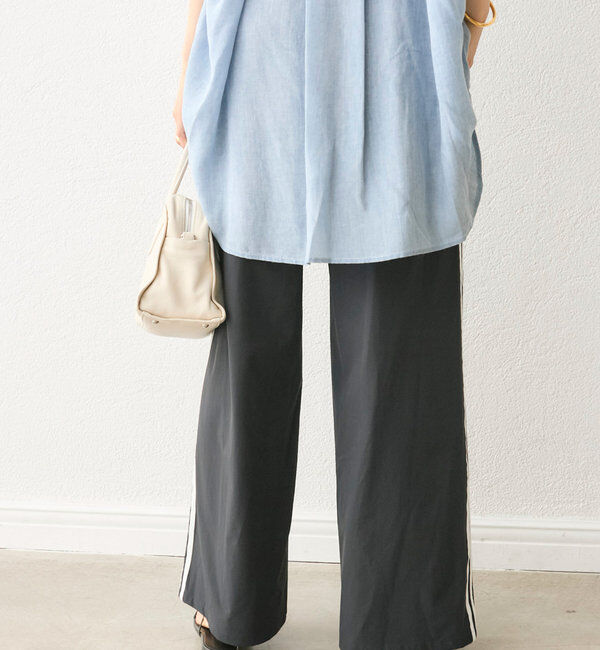  「【撥水/ウォッシャブル】イージートラックパンツ」|チノ|