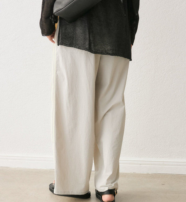  「【撥水/ウォッシャブル】イージートラックパンツ」|チノ|