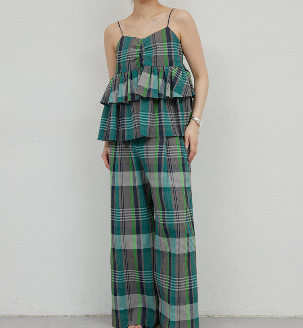  「【HERITANOVUM】【セットアップ対応】マドラスタックパンツ」|チノ|