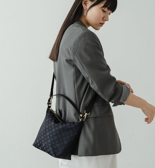  「ナイロンジャガードシンプルショルダーバッグ」|ショルダー・メッセンジャー|