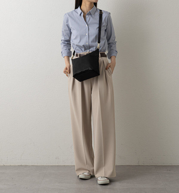  「ナイロンジャガードシンプルショルダーバッグ」|ショルダー・メッセンジャー|