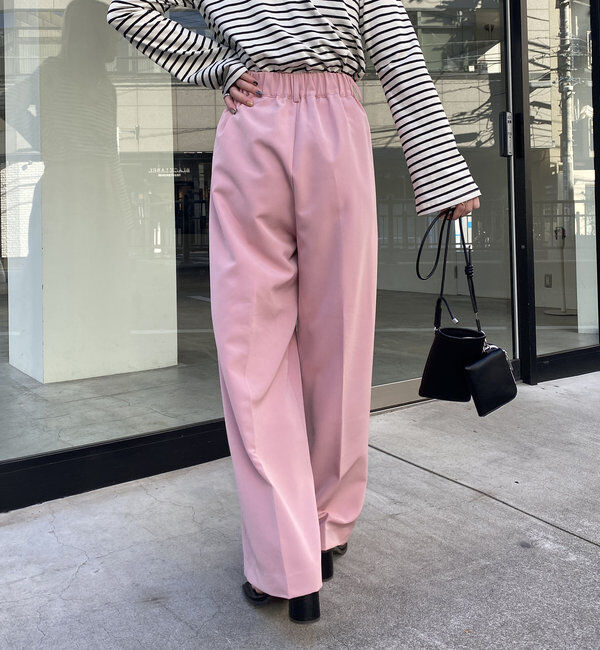  「【累計2万本突破！】【低身長・高身長サイズあり】2タックワイドパンツ」|チノ|