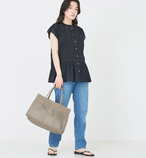 collex「コットンボイルレースブラウス」|シャツ・ブラウス|