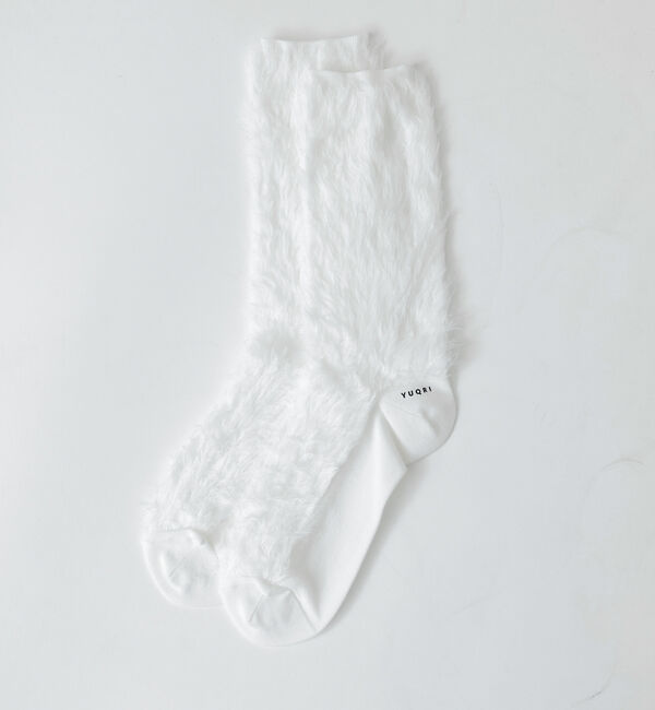 Rouge vif「【YUQRI/ユクリ】Faux fur/靴下/ファー/もこもこ/ギフト【WEB限」|ソックス|
