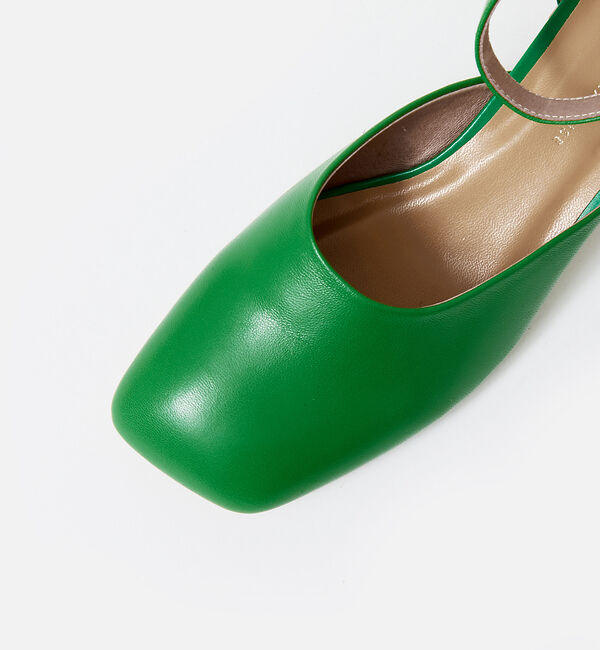 AU BANNISTER「オブリークトゥストラップヒールサンダル」|サンダル|