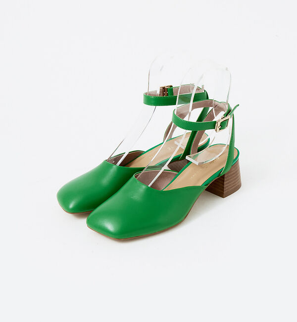 AU BANNISTER「オブリークトゥストラップヒールサンダル」|サンダル|