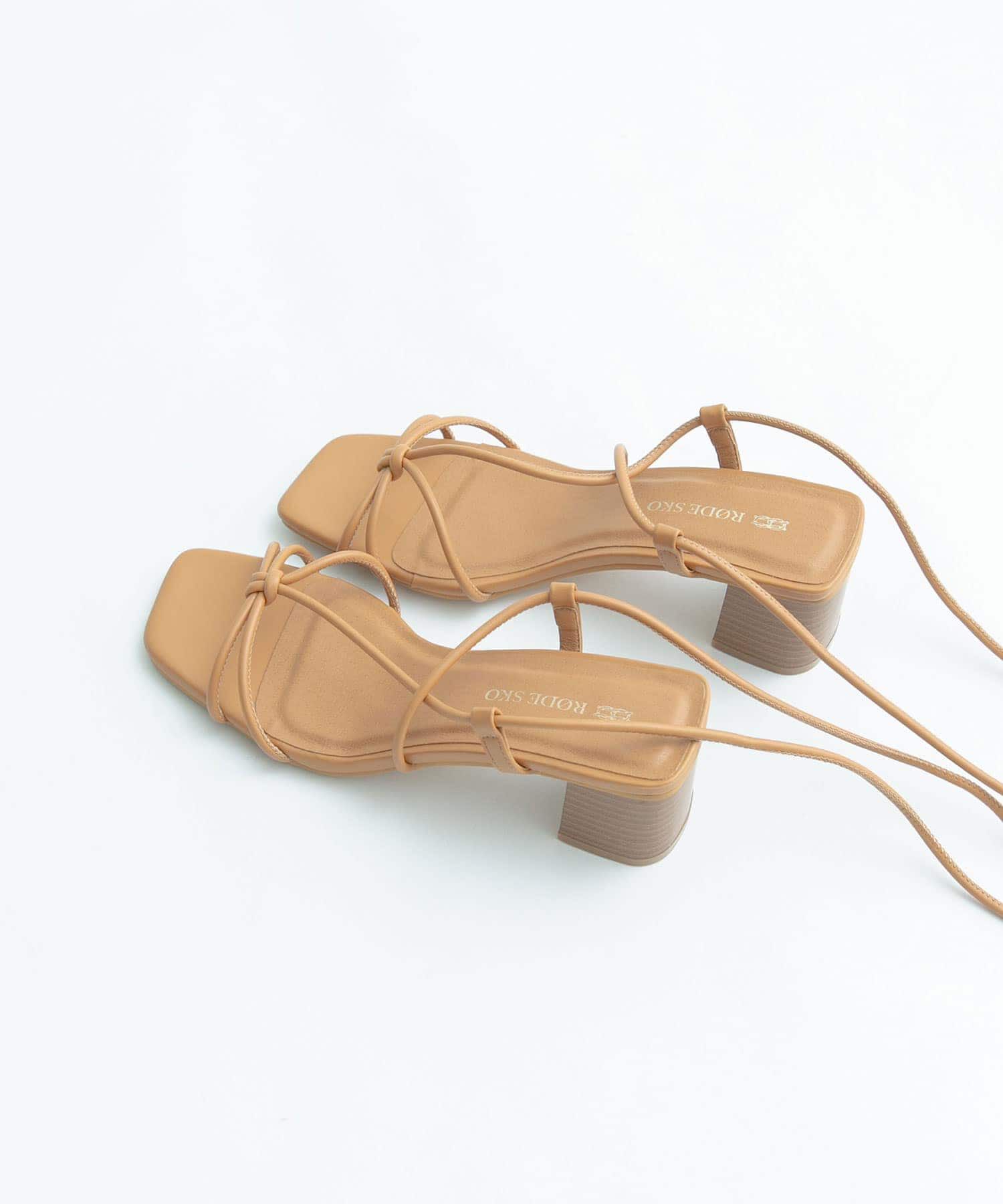 RODE SKO「HELLEVI アンクルストラップサンダル」|サンダル|キャメル