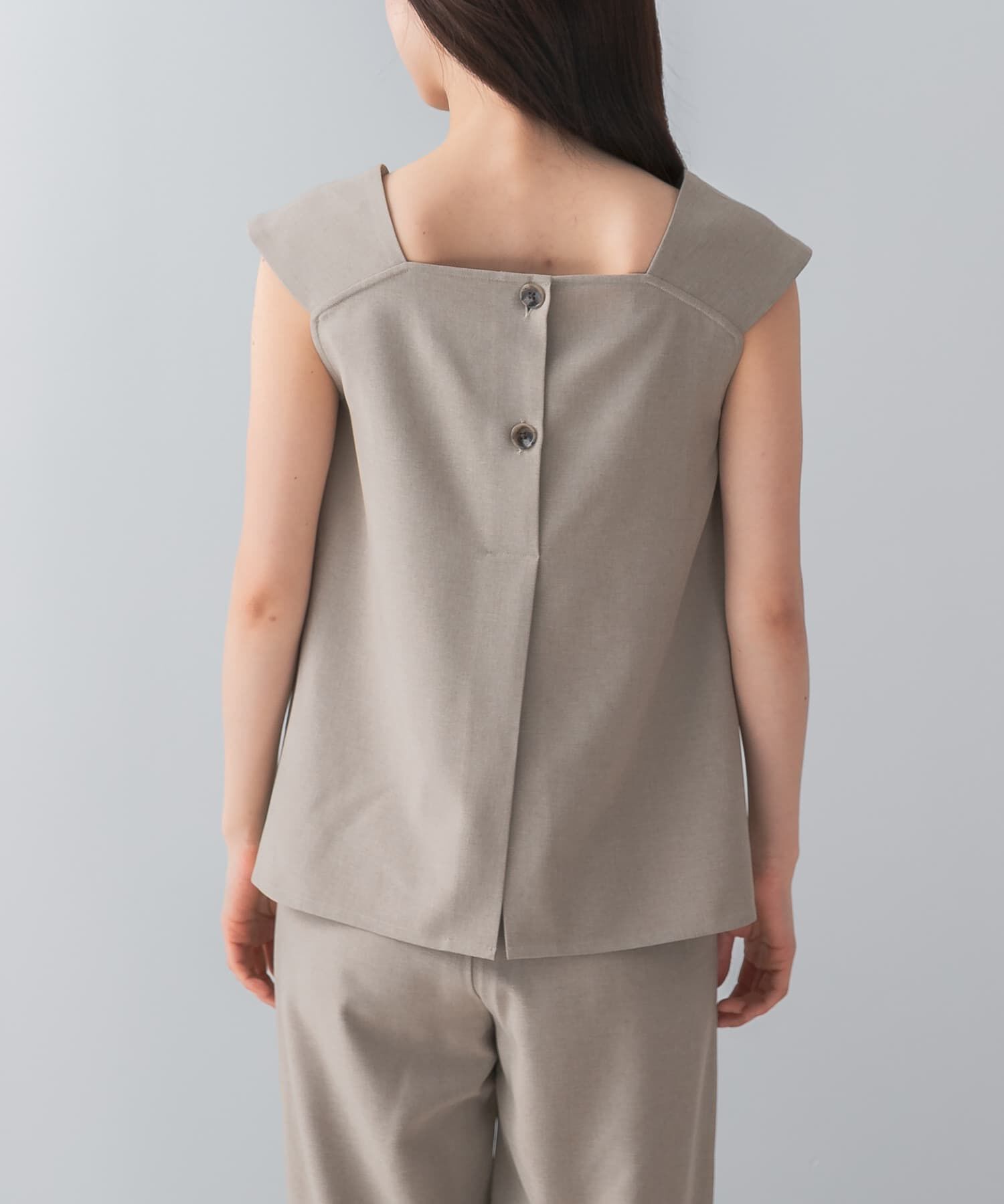 URBAN RESEARCH ROSSO「『UR TECH DRYLUXE』F by ROSSO　フレンチブラウス+ワイドパンツ」|その他|