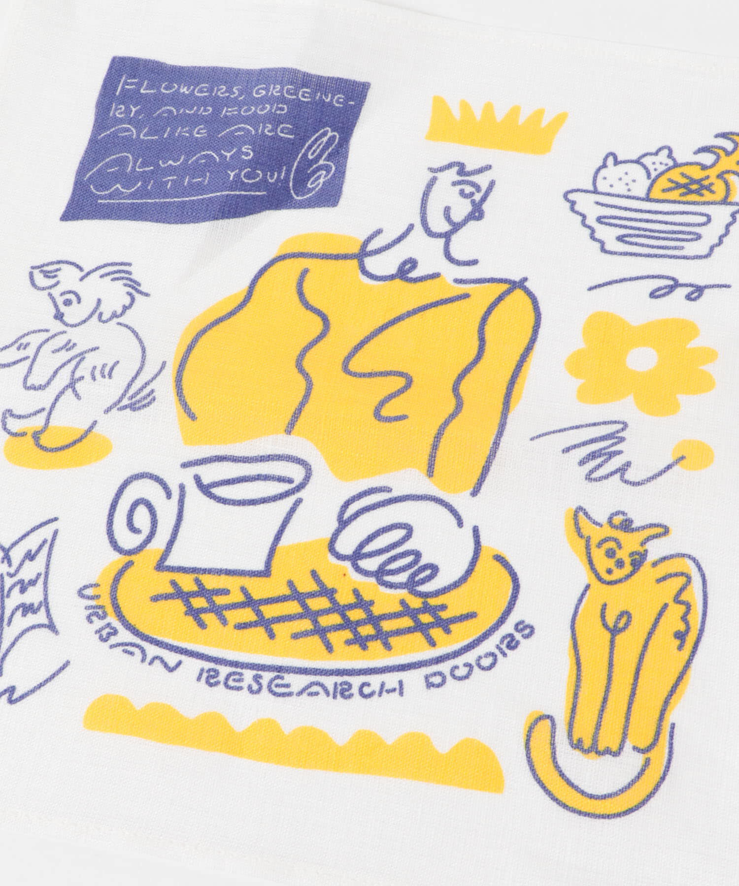 URBAN RESEARCH DOORS「DOORS LIVING PRODUCTS　norahi リネンミニハンカチ」|タオル|