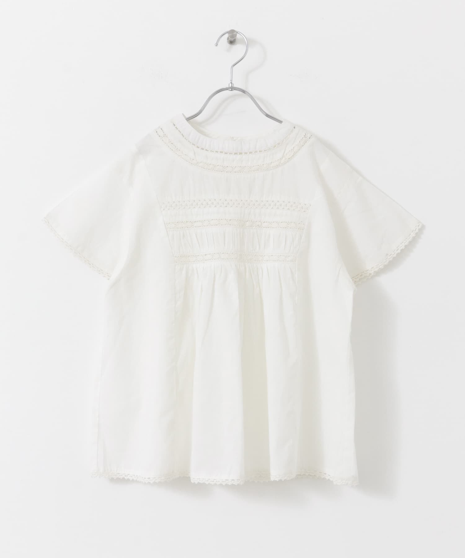 URBAN RESEARCH DOORS「『WEB/一部店舗限定』ハシゴレースシャーリングブラウス(KIDS)」|その他|