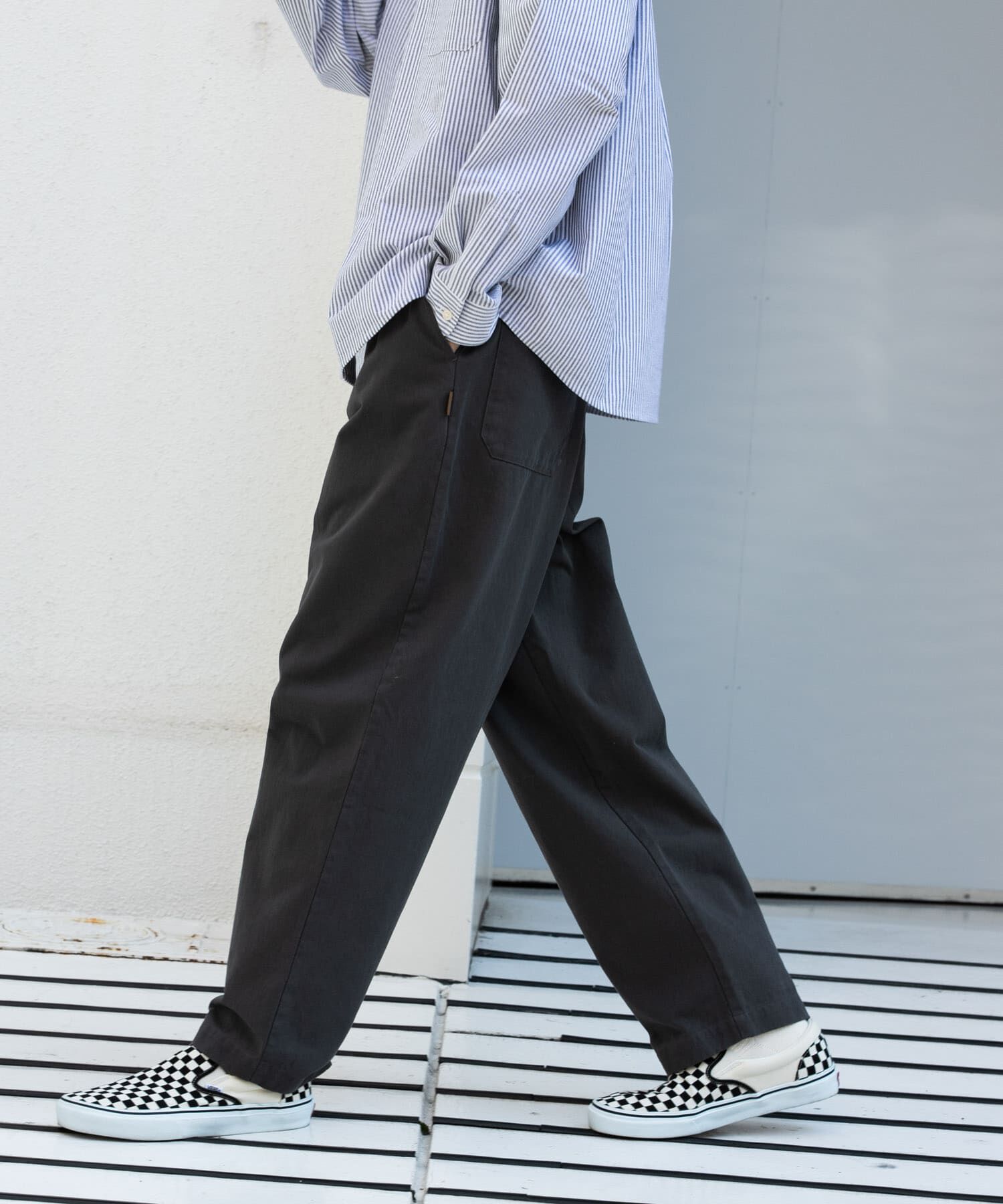 Sonny Label 「ベーシックワイドイージーチノパンツ」|その他|チャコールグレー