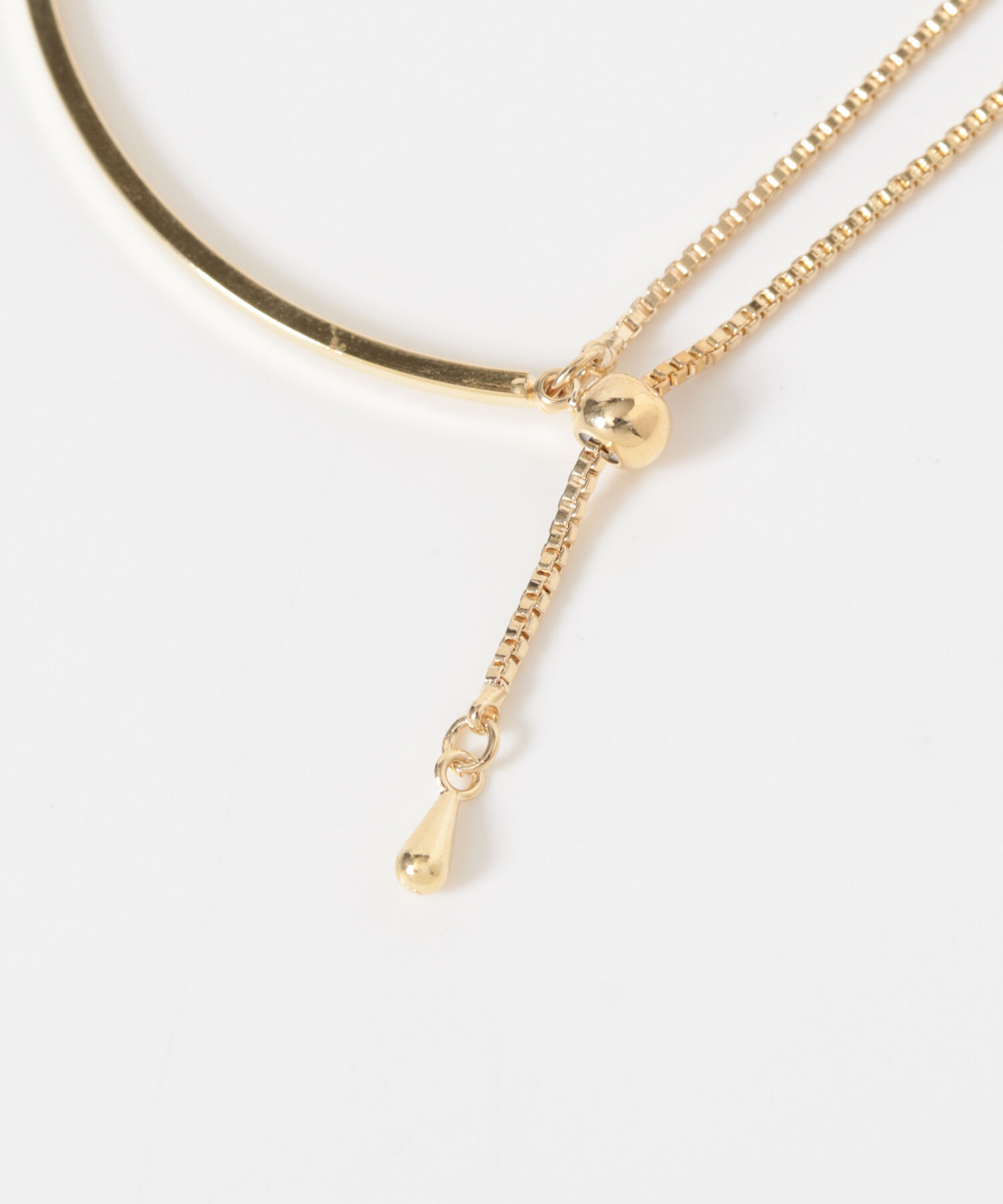 SMELLY「カーブバーチェーンスライドブレスレット」|ブレスレット・バングル|