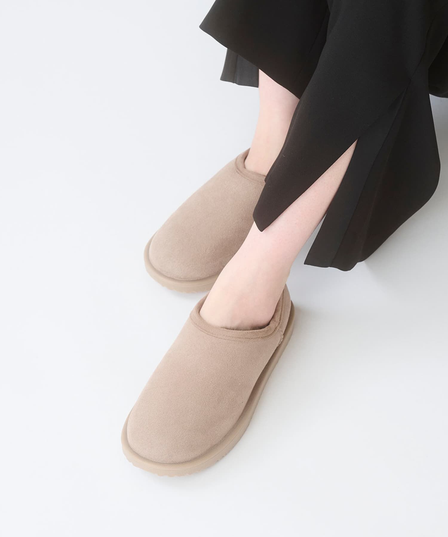 RODE SKO「TEMPERATE　SHLOKムートン風スリッポンレインシューズ」|レインシューズ|